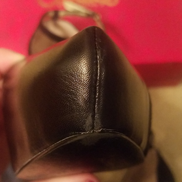 Gorgeous black suede and leather pumps - Picture 7 of 8